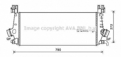 AVA QUALITY COOLING ol4648 -  Интеркулер